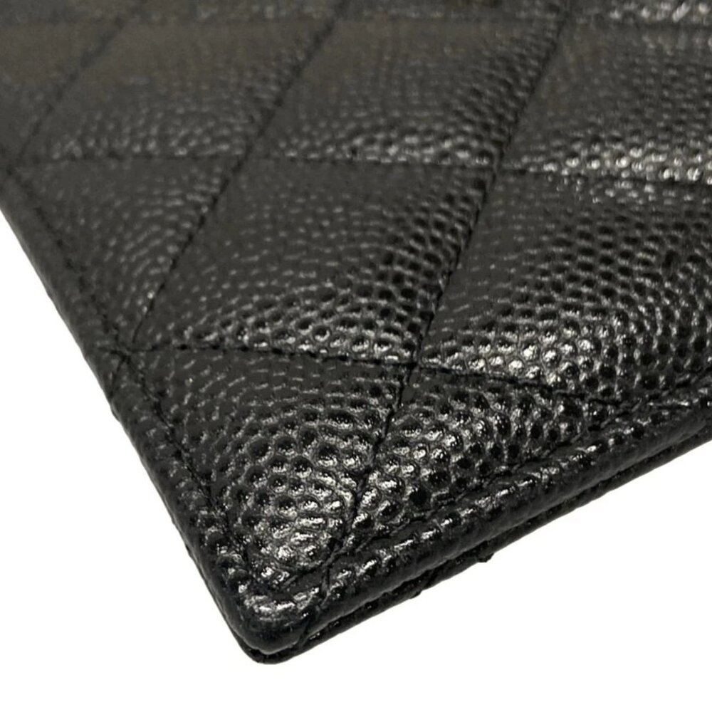 CHANEL Matelasse - Black Calfskin Coin Case - Picture 6 of 10